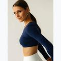 Жіночий топ для йоги JoyInMe Core Crop Top dark navy 4