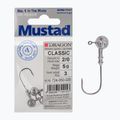 Джиг-головка Mustad Classic 3 шт. 2/0 срібляста PDF-724-050-020