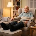 Лімфатичний масажер для ніг Media-Tech Air Compression Lymphatic Drainage black 15