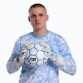Рукавиці воротарські Football Masters Invictus X PRO white/blue 4