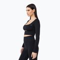 Лонгслів для тренувань жіночий Carpatree Dopamine Buzz Seamless obsidian black 4