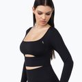 Лонгслів для тренувань жіночий Carpatree Dopamine Buzz Seamless obsidian black 5