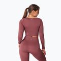 Лонгслів для тренувань жіночий Carpatree Dopamine Buzz Seamless rose/brown 2