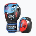 Рукавиці боксерські дитячі Ground Game Prodigy чорно-блакитні 10