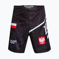 Шорти тренувальні чоловічі  Ground Game MMA Polska чорні MMASHOPOLS