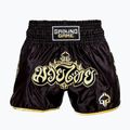 Шорти для боксу чоловічі Ground Game Muay Thai "Gold" чорні 21MTSHGOLDS
