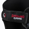 Протектори гомілок Ground Game Samurai чорно-червоні 3