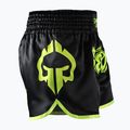 Чоловічі тренувальні шорти Ground Game Muay Thai Neon чорний / зелений неон 3