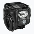 Шолом боксерський WINDY Genuine Leather black 3