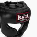 Шолом боксерський RAJA BOXING Semi Leather black 4