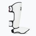 Захист гомілок та стоп RAJA BOXING Lightweight Shin Guards Semi Leather white 2