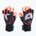 Рукавиці воротарські дитячі 4keepers Evo Lanta NC чорні/білі/блакитні/помаранчеві