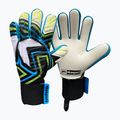 Рукавиці воротарські дитячі 4keepers Evo Amson NC чорні/білі/жовті/блакитні 6
