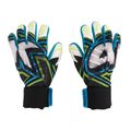 Рукавиці воротарські дитячі 4keepers Evo Amson NC чорні/білі/жовті/блакитні
