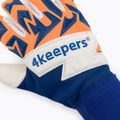 Рукавиці воротарські дитячі 4keepers Equip Puesta NC Jr блакитні/помаранчеві 3