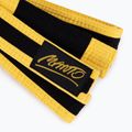 Пояс для бразильського джиу-джитсу для дітей MANTO BJJ Tag yellow with black stripe 2