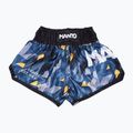 Шорти тренувальні чоловічі  MANTO Muay Thai Block сині MNS503_MUL_2S