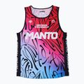 Майка тренувальна чоловіча MANTO Multi Gradient червона MNR512_BLU/RED_2S
