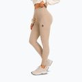 Легінси для тренувань жіночі Octagon Legion Ribber beige 4