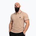 Футболка поло чоловіча Octagon Legion Tipped Small Logo 3D Polo beige