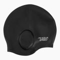 Шапочка для плавання AQUA-SPEED Ear Cap чорна