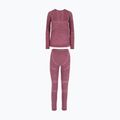 Жіночий комплект термобілизни Viking Lan Pro claret/light pink
