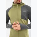 Кофта трекінгова чоловіча Viking Birger Hoodie olive/dark grey 4