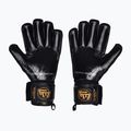 Рукавиці воротарські Football Masters Full Contact RF v4.0 чорні/золоті 2