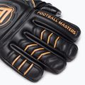 Рукавиці воротарські дитячі Football Masters Full Contact NC v4.0 чорні/золоті 3