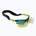 Окуляри велосипедні GOG Faun black/green/polychromatic green T579-2