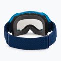 Велосипедні окуляри Leatt Velocity 4.0 MTB блакитні/прозорі 3