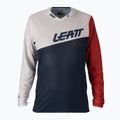 Велофутболка чоловіча Leatt MTB 4.0 Ultraweld біло-синя 5021120400