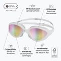 Окуляри для плавання BuddySwim OzeanX Mirror white / iridium 4