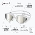Окуляри для плавання BuddySwim OzeanX Mirror white / silver 7