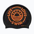 Шапочка для плавання BuddySwim LLS2 Silicone black / orange
