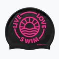 Шапочка для плавання BuddySwim LLS2 Silicone black / pink