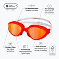 Окуляри для плавання BuddySwim OzeanX Mirror red/white/orange 2