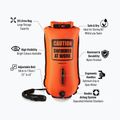 Буй страхувальний BuddySwim CSW Dry Bag 28 л orange 2