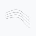 З'єднувач для нахлистової волосіні Greys Leader Braided Loops білий 1328042