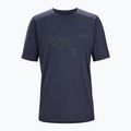Футболка трекінгова чоловіча Arc'teryx Ionia Merino Wool Logo black/sapphire 4