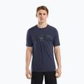Футболка трекінгова чоловіча Arc'teryx Ionia Merino Wool Logo black/sapphire