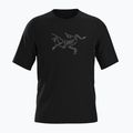 Футболка для бігу чоловіча Arc'teryx Cormac Logo black heather