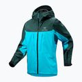 Куртка дощовик чоловіча Arcteryx Alpha blue tetra/pytheas 7