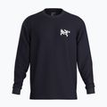 Лонгслів чоловічий Arcteryx Kragg SL Cotton Bird Tile black / arctic silk