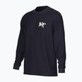 Лонгслів чоловічий Arcteryx Kragg SL Cotton Bird Tile black / arctic silk 3