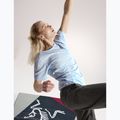 Футболка жіноча Arcteryx Kragg Sl Cotton Emblem Crew mallow alpine blue 5