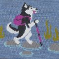 Жіночі шкарпетки Darn Tough Critter Club Micro Crew Cushion bark 2