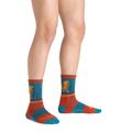 Шкарпетки дитячі Darn Tough Sal Micro Crew Lightweight with Cushion lava 2