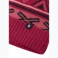 Шапка зимова дитяча Reima Kirjoen cranberry 3