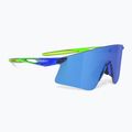 Окуляри сонцезахисні Rudy Project Astral X crystal blue-green fluo gloss/multilaser blue